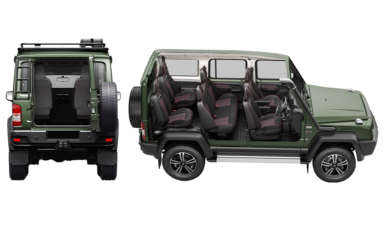 Force Gurkha 2021 Seating Capacity and Arrangement