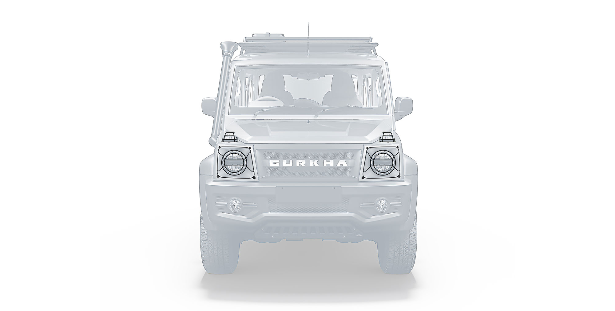 Force Gurkha 2021 with Alloy Wheels and AT Tyres